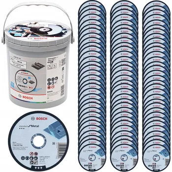 Řezný kotouč Řezný kotouč na kov BOSCH METAL standard 125 x 1,0 mm, 100 ks v balení (vědro)