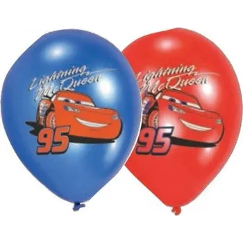 Balónek Balónky Auta 27 cm 6 kusů