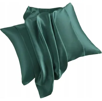Povlak na polštářek HEDVÁBNÝ POVLAK NA POLŠTÁŘ 50x60 CM 100% MORUŠOVÉ HEDVÁBÍ ŠALVĚJ ZELENÁ