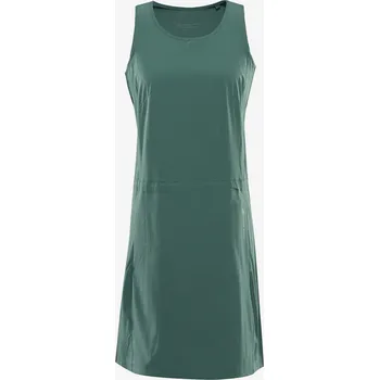 Dámské šaty ALPINE PRO Dámské Dámské rychleschnoucí šaty ALPINE PRO COLEENA myrtle Zelená L (2596712)