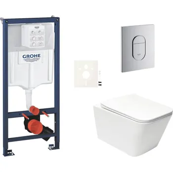 Grohe Závěsný wc set do lehkých stěn / předstěnová montáž SAT Infinitio SIKOGRSIN12A