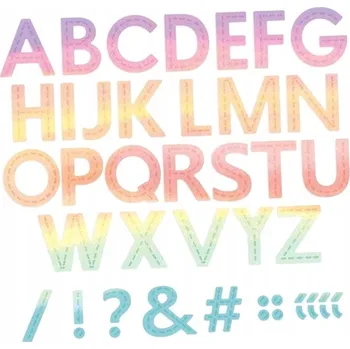 Obraz Sada vyřezávacích šablon dpCraft - abeceda s prošíváním