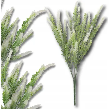 umělá květina Umělé květy rostlina dekorace , levandulová kytice, bílé větvičky, 12 Ks dekorace