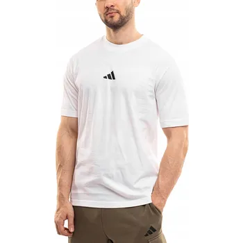Pánské tričko ADIDAS POHODLNÉ TRIČKO PÁNSKÉ BAVLNĚNÉ T-SHIRT SMALL LOGO L