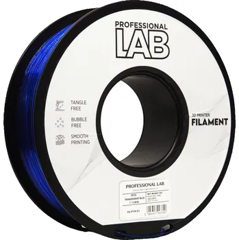 Filament Filament Professional LAB / PETG / TRANSPARENTNÍ MODRÁ / 1,75 mm / 1 kg