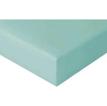 Prostěradlo Prostěradlo s Gumou JERSEY 220x200 MODRÉ, 100% Bavlna, Na Matrace do 25 cm