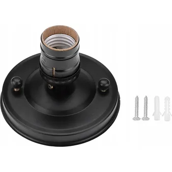 RETRO STROPNÍ SVÍTIDLO PATICE E26/E27 ZÁKLADNA LAMPA NÁSTĚNNÁ/ZÁVĚSNÁ VINTAGE