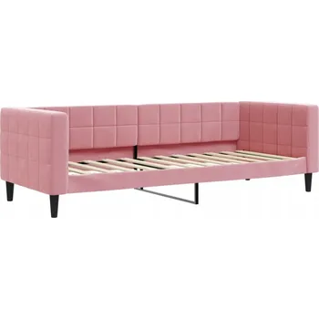 Pohovka Růžová pohovka s funkcí spaní 223 x 90 x 68 cm, samet