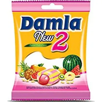 Bonbon Damla - Meloun + Tropické ovoce 90g/24ks/