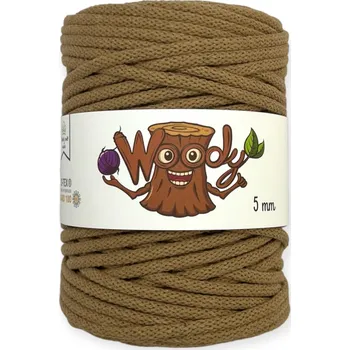 Příze Woody 3 mm – Světle hnědá (100m)