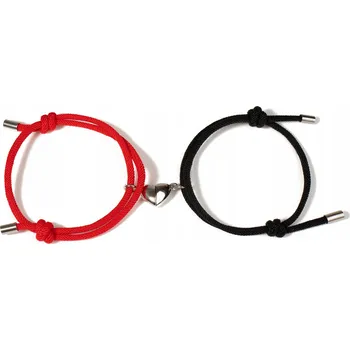 Náramek Náramek přátelství srdíčko na magnet SRDCE PRO PÁRY - 2 KUSY