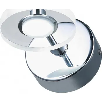 Nástěnné svítidlo Nástěnné svítidlo Italux stříbrné integrovaný LED zdroj 3 W