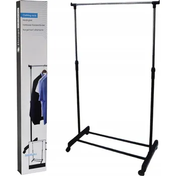 Věšák Stojací kovový věšák H&S Decoration černý