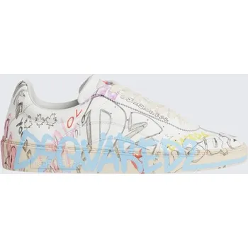 Pánské tenisky Pánské tenisky DSQUARED2 SNM045101 bílé s nápisy Velikost: 42