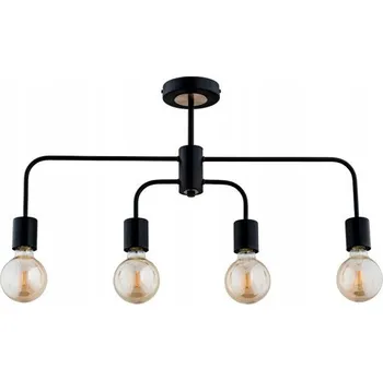 Stojací lampa Retro lampa LINIO BLACK svícen IV 74 cm