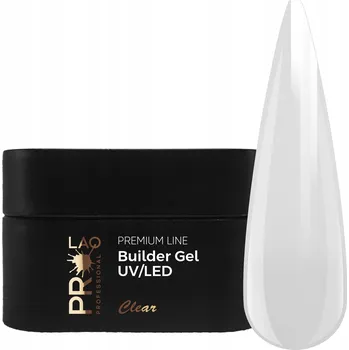 Lak na nehty Stavební gel PREMIUM LINE Builder Gel Clear 50g