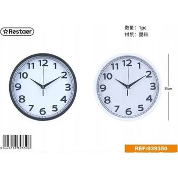Hodiny Rest.aer - Plastové nástěnné hodiny - kulatý (25 cm)