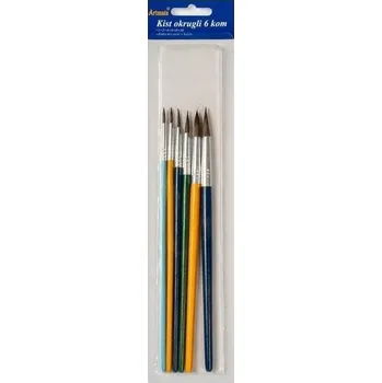 Umělecký štětec Kulaté štětce sada štětců kulatých výtvarných potřeb pro Fandy