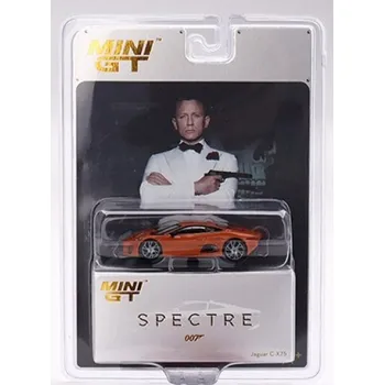 autíčko Jaguar C-X75 James Bond 007 Spectre English Packaging 1:64 - MiniGT Jaguar C-X75 - kovový model
