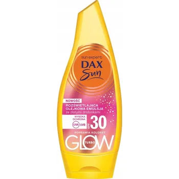 Opalování Dax Sun Rozjasňující olejová emulze na opalování Glow Turbo SPF 30 175 Ml
