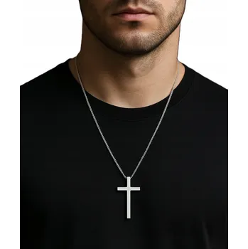 Náhrdelník Náhrdelník Emigmat ocelový stříbrný 60 cm