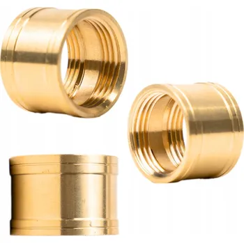 Fitinka MOSAZNÁ NÁTRUBEK 3/4" DN20 PŘÍMÁ SPOJKA PRŮCHOZÍ MOSAZNÁ PEVNÁ