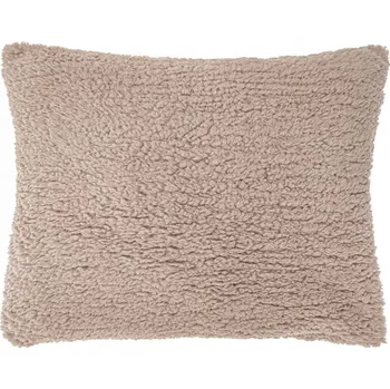 Povlečení POVLEČENÍ NA POLŠTÁŘ Z BUKLÉ 50x70 MĚKKÝ BERÁNEK DREAMY BOUCLE TEDDY HNĚDÉ