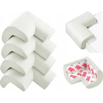 Obraz Pěnové chrániče rohů - 4 ks bílé