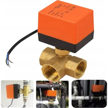 Ventil ELEKTROMAGNETICKÝ VENTIL 3cestný kulový DN25 1" 220V