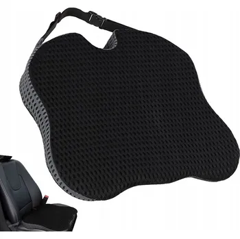 Polštář Ortopedický polštář do auta, na vozík, 42 x 47 cm, černý