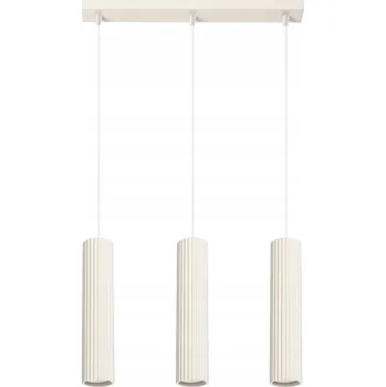 Sollux Závěsné svítidlo KARBON 3L béžové SL.1594