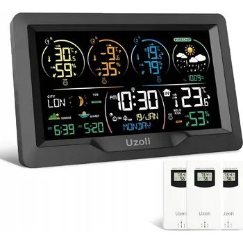 Meteostanice VENKOVNÍ METEOROLOGICKÁ STANICE S LCD displej UZOLI DOMÁCÍ METEOROLOGICKÁ STANICE LCD