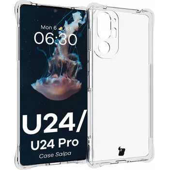 Pouzdro na mobilní telefon Zadní Kryt Bizon pro HTC U24 Pro bezbarvý