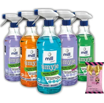 Univerzální čisticí prostředek Mill Clean čistič na okna, zrcadla a glazuru – mix vůní 6,1 l