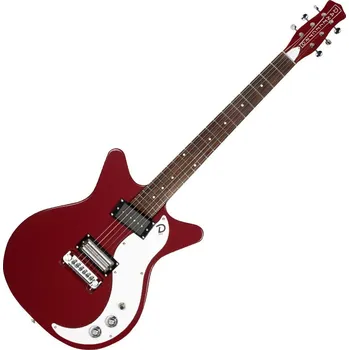 Elektrická kytara Danelectro 59X Dark Red Semiakustická kytara (Jako nové)