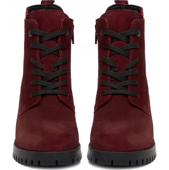 Dámská obuv Lasocki dámské kotníkové boty bordó CEO-WI23-LUM-02
