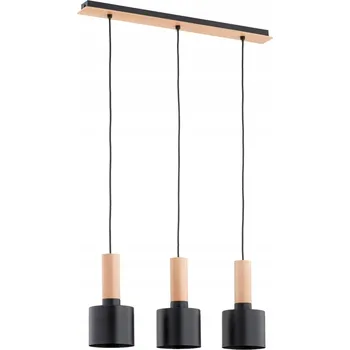 ALFA KASTEL 62327 ZÁVĚSNÁ LAMPA ČERNÁ / DŘEVO