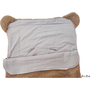 Fusak Teplý fusak do kočárku/ korbičky Teddy béžový