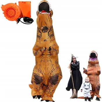 Karnevalový kostým NAFUKOVACÍ DINOSAURUS T-REX KOSTÝM PŘEVLEK KOSTÝM VELKÝ L HALLOWEEN FESTIVAL