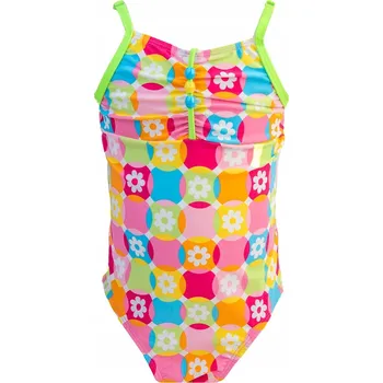 Dívčí plavky Dívčí jednodílné plavky s květinami Mariss, vel. 12
