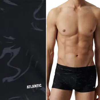 Pánské plavky PÁNSKÉ PLAVKY Atlantic Boxerky do vody Přiléhavé Rychleschnoucí - L