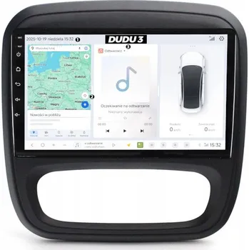 Autorádio DUDUAUTO AUTORÁDIO S NAVIGACÍ RENAULT TRAFIC 3 2014-2021 ANDROID QLED 4/64 GB