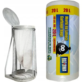 Pytle na odpadky Pytle na odpadky Raz Dwa 20 l, 40 kusů