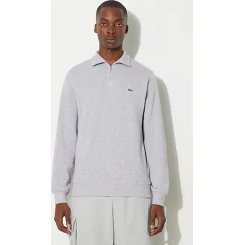 Pánská móda Bavlněný svetr Lacoste, L, šedá, 90X