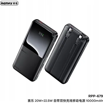 Powerbanka Powerbank Remax 10000 mAh černý