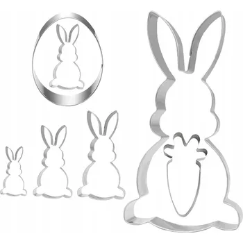 Vykrajovátko Velikonoce formičky vykrajovátka na cukroví NA SUŠENKY FANNITE, 7 KUSŮ