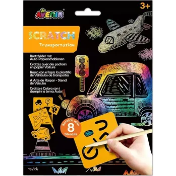 Obraz Škrabací obrázky se šablonami - Doprava