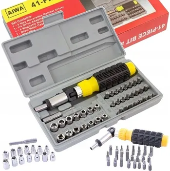 Šroubovák Sada nástrčných klíčů, 41 dílů, šroubovák, torx, imbus