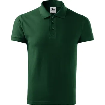 Pánské tričko Cotton polokošile pánská XXXL dark green