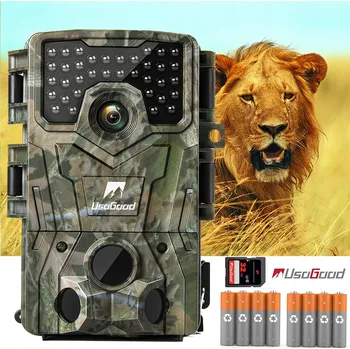 IP kamera Fotopast IR Lesní kamera Lovecká kamera na SD kartu UHD 4K 48Mpx na baterie